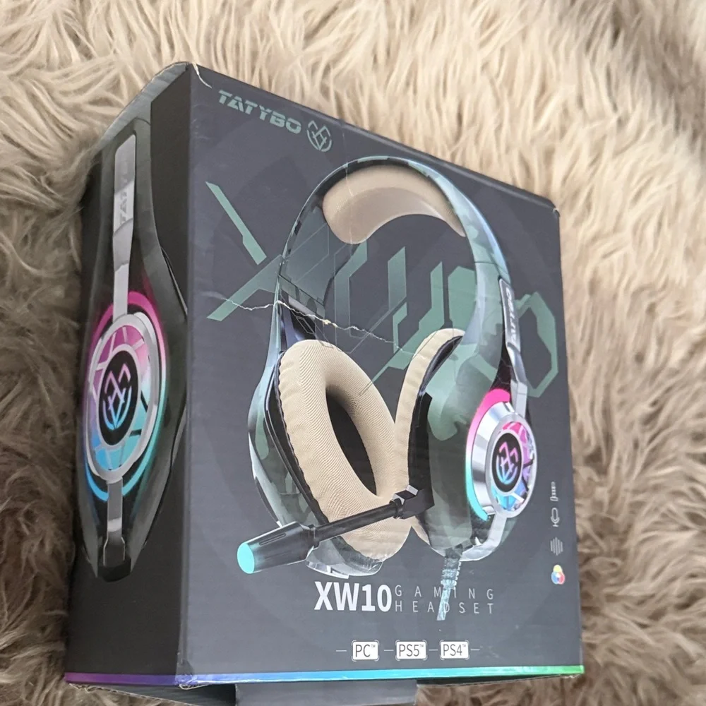TAIYBO XW10 Gaming Headset with LED Lights